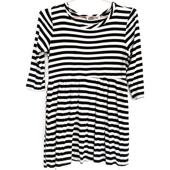 Audrey 3+1 Tops - audrey 3+1 black and white striped babydoll top